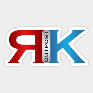 RK Outpost Logo Sticker